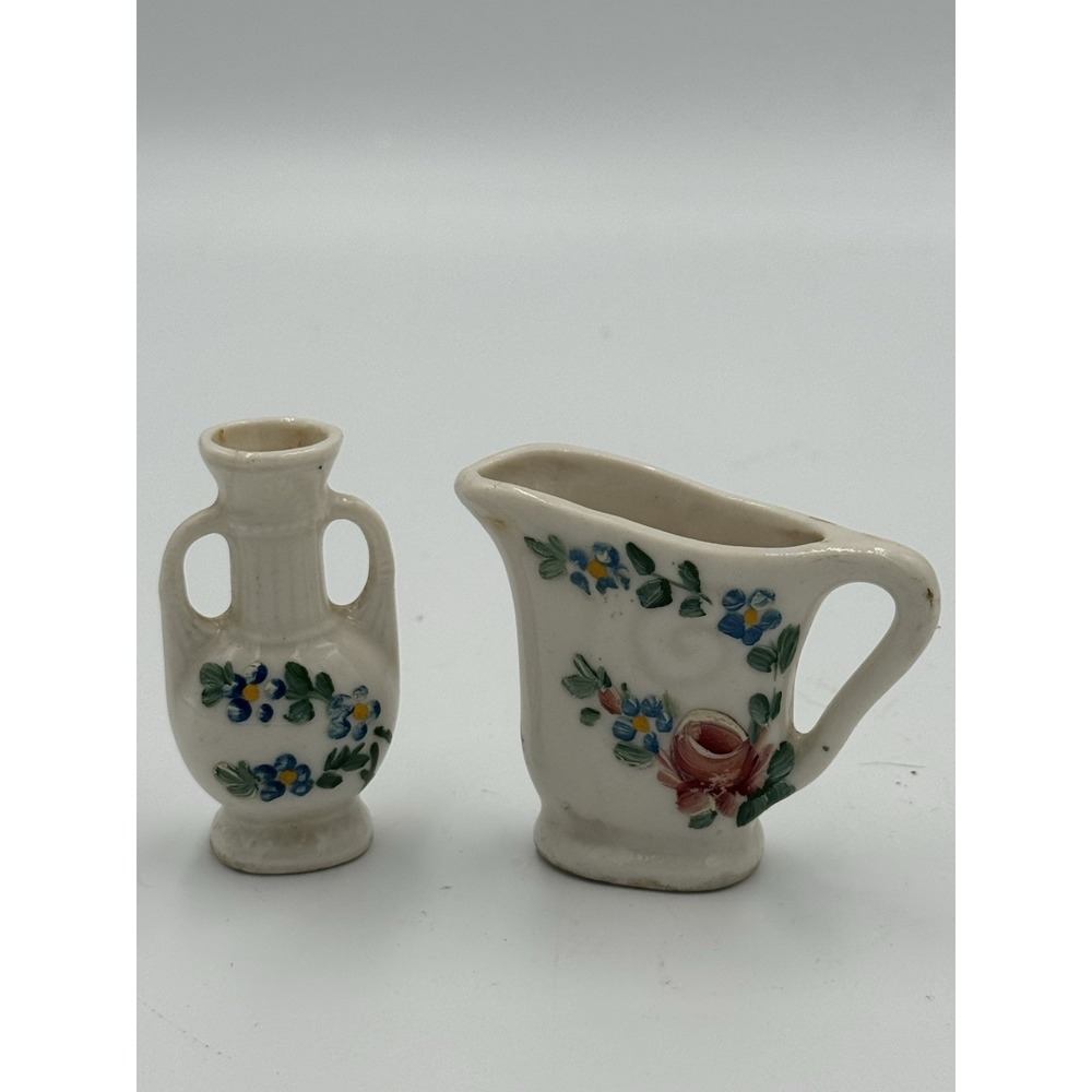 Pair‎ Of Mini Vases Made In Japan Porcelain